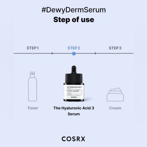NEW - COSRX The Hyaluronic Acid 3 Serum - Picture 10 of 12